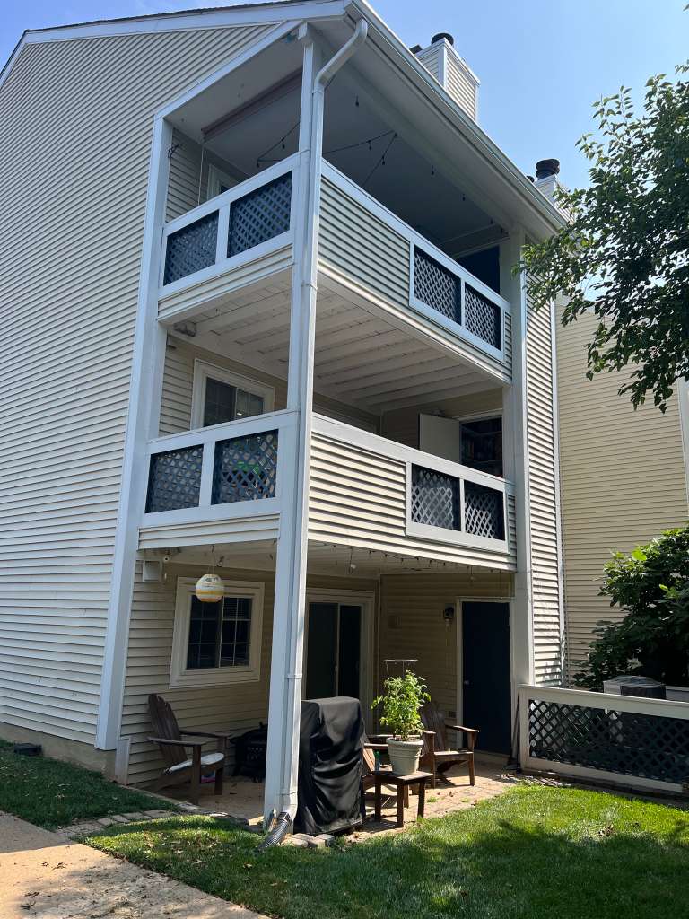 Condominium balcony structural repair in Northern Virginia