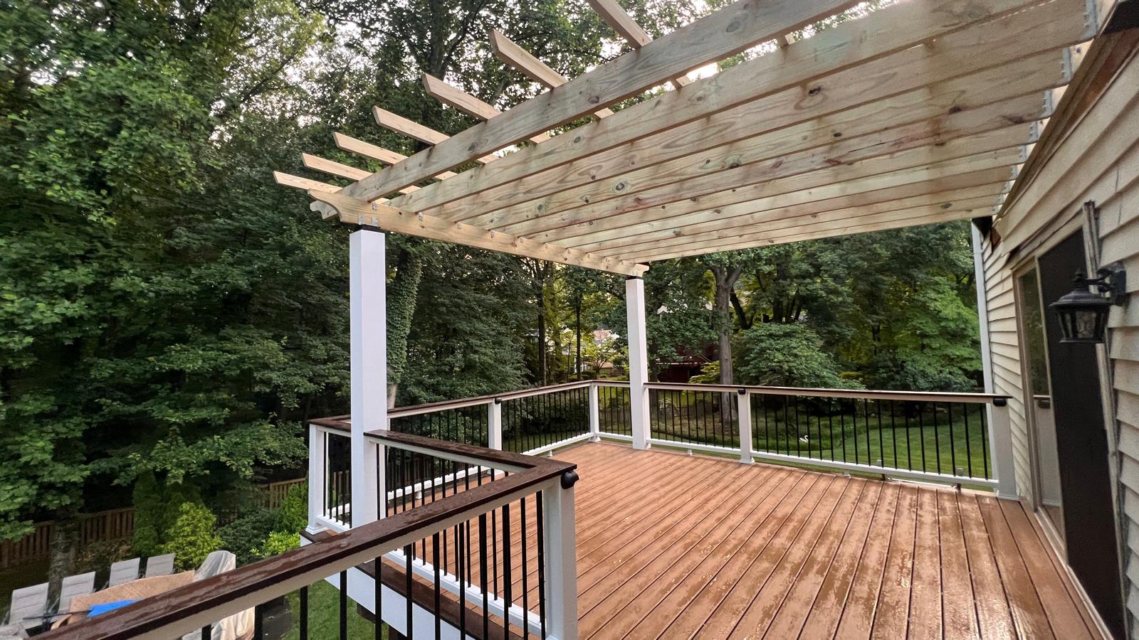 Deck replacement and repair project in Reston, VA
