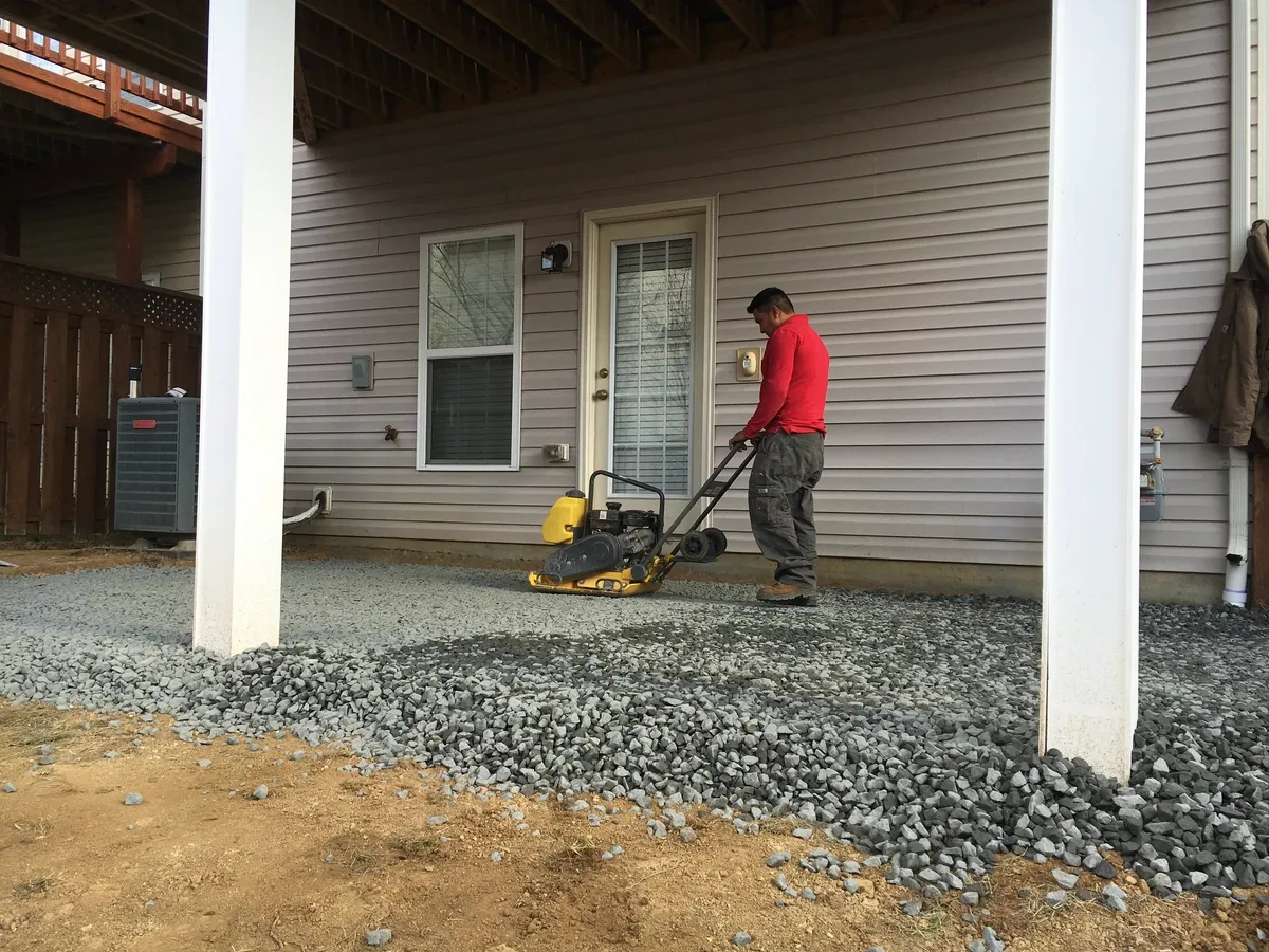 Concrete project by OSSA Contracting Group in Northern Virginia
