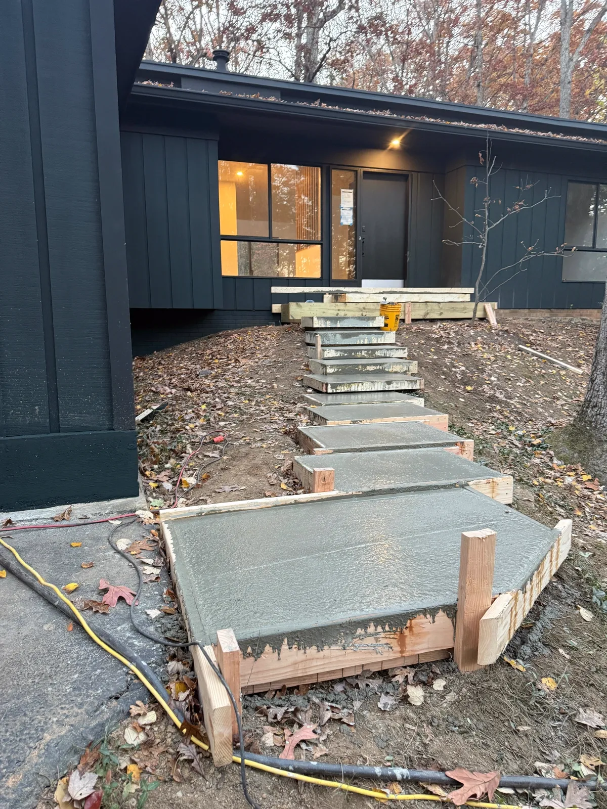 Concrete project by OSSA Contracting Group in Northern Virginia