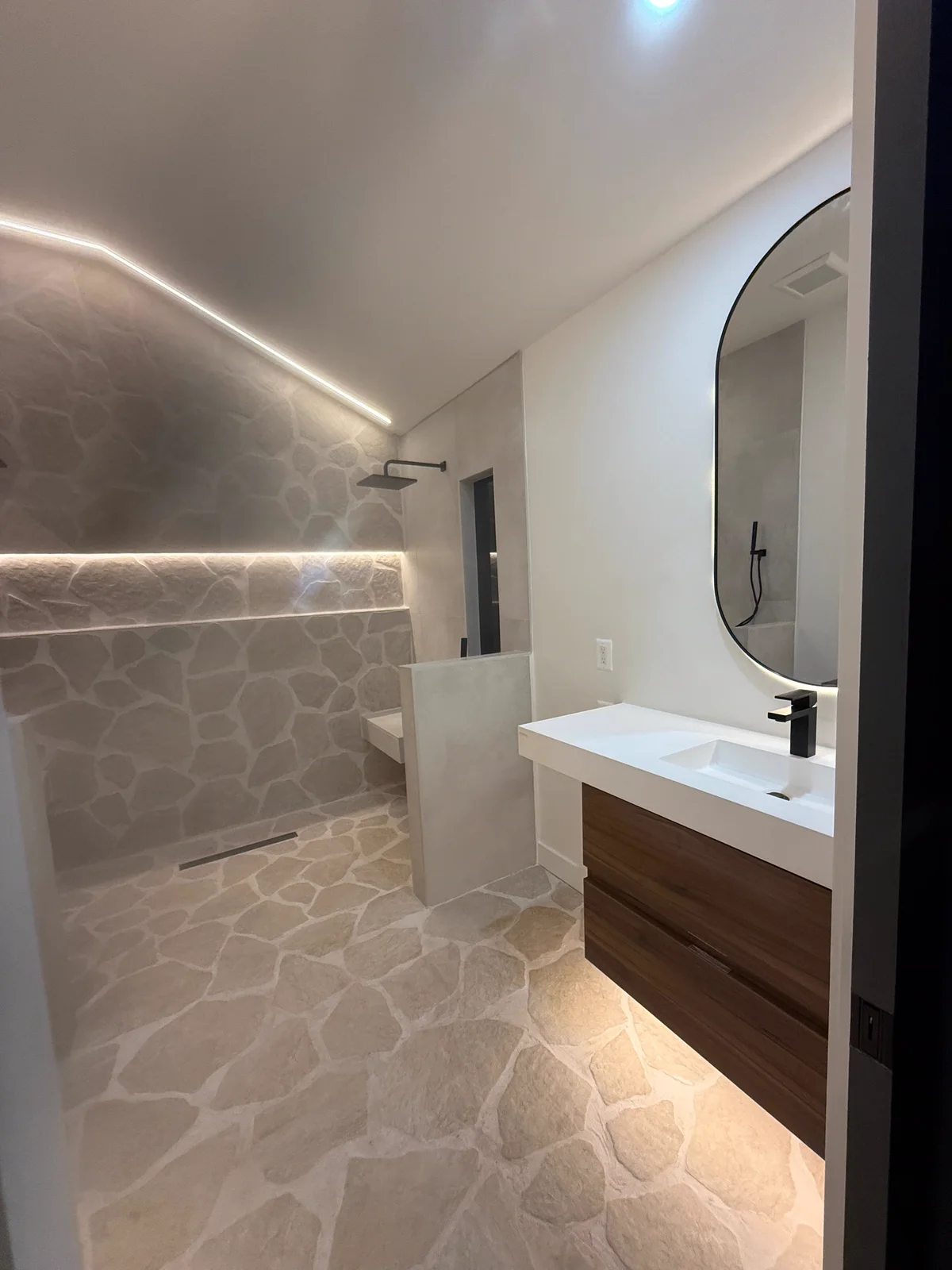 Bathroom Remodeling project completed by OSSA Contracting Group in Northern Virginia