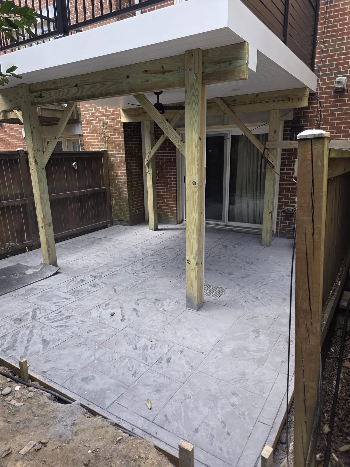 Concrete project completed by OSSA Contracting Group in Northern Virginia