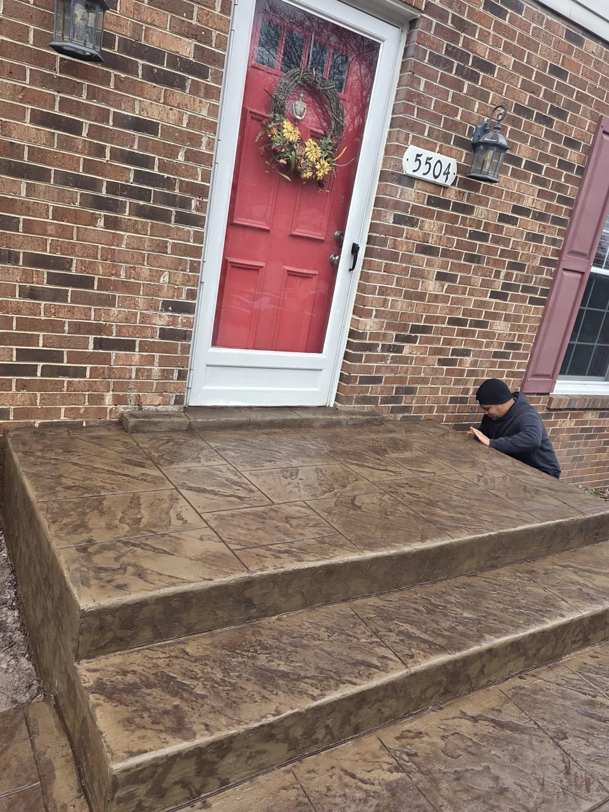 Concrete project completed by OSSA Contracting Group in Northern Virginia