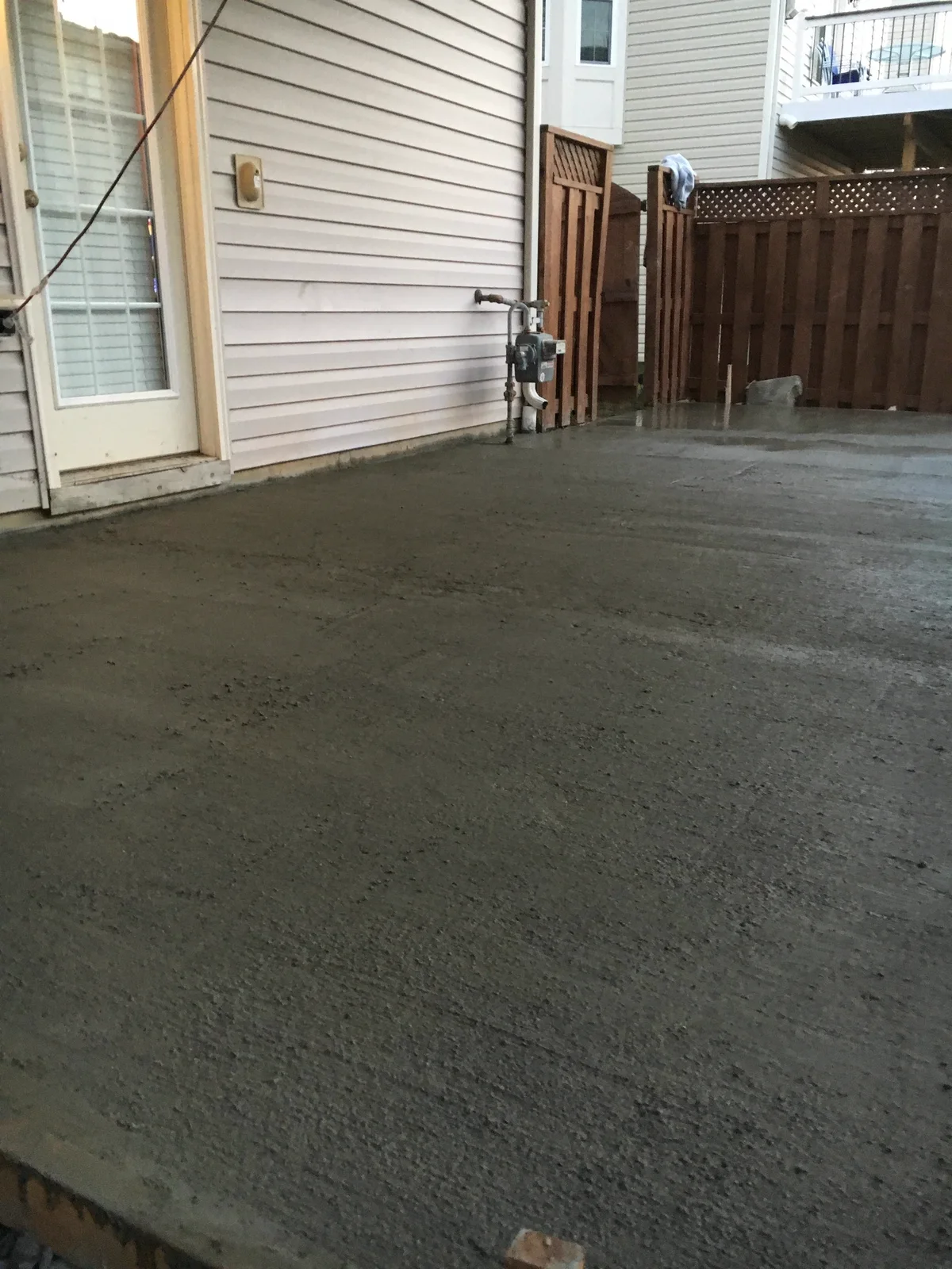 Concrete project completed by OSSA Contracting Group in Northern Virginia
