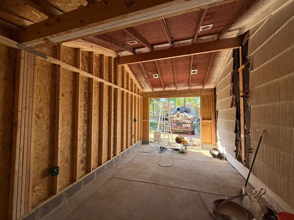 Garages project completed by OSSA Contracting Group in Northern Virginia