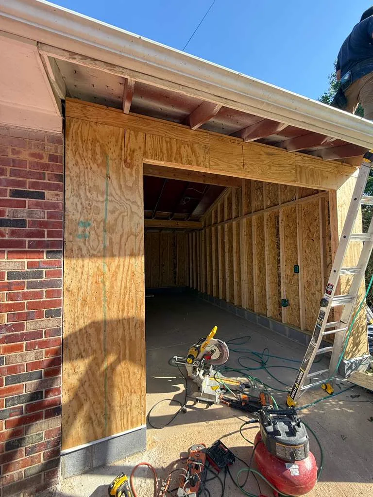 Garages project completed by OSSA Contracting Group in Northern Virginia