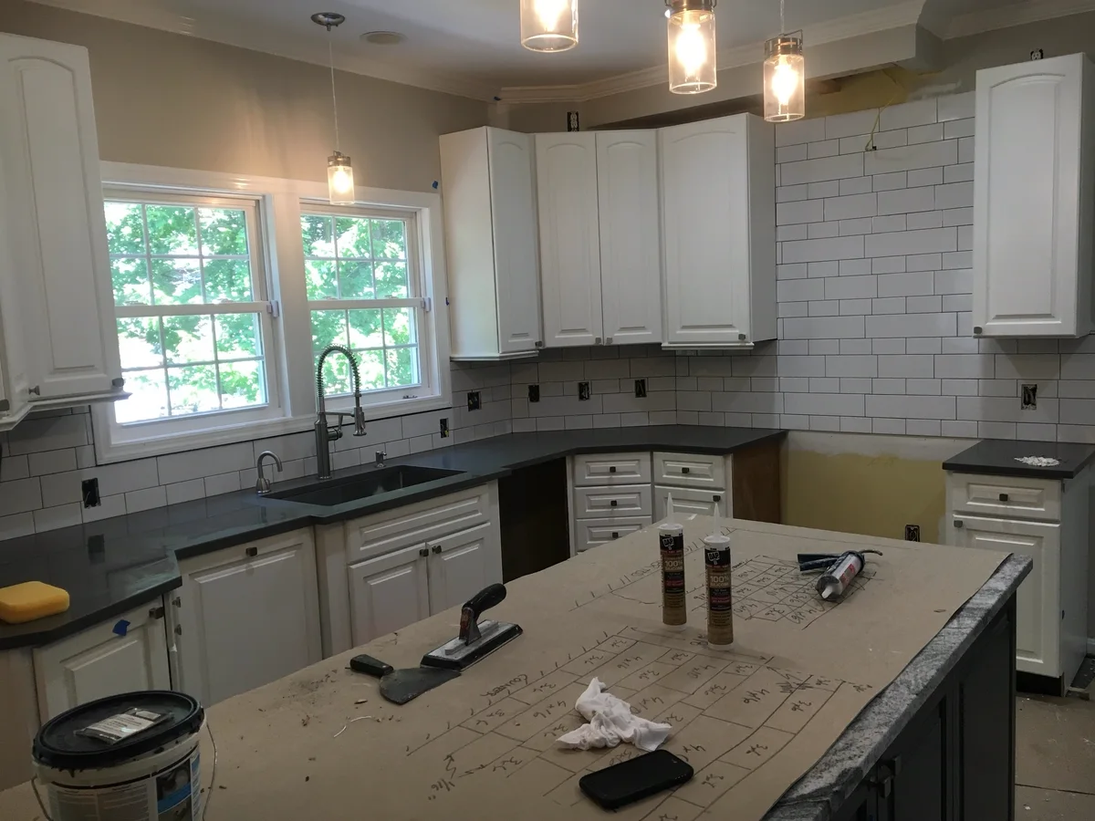 Kitchen Remodeling project completed by OSSA Contracting Group in Northern Virginia