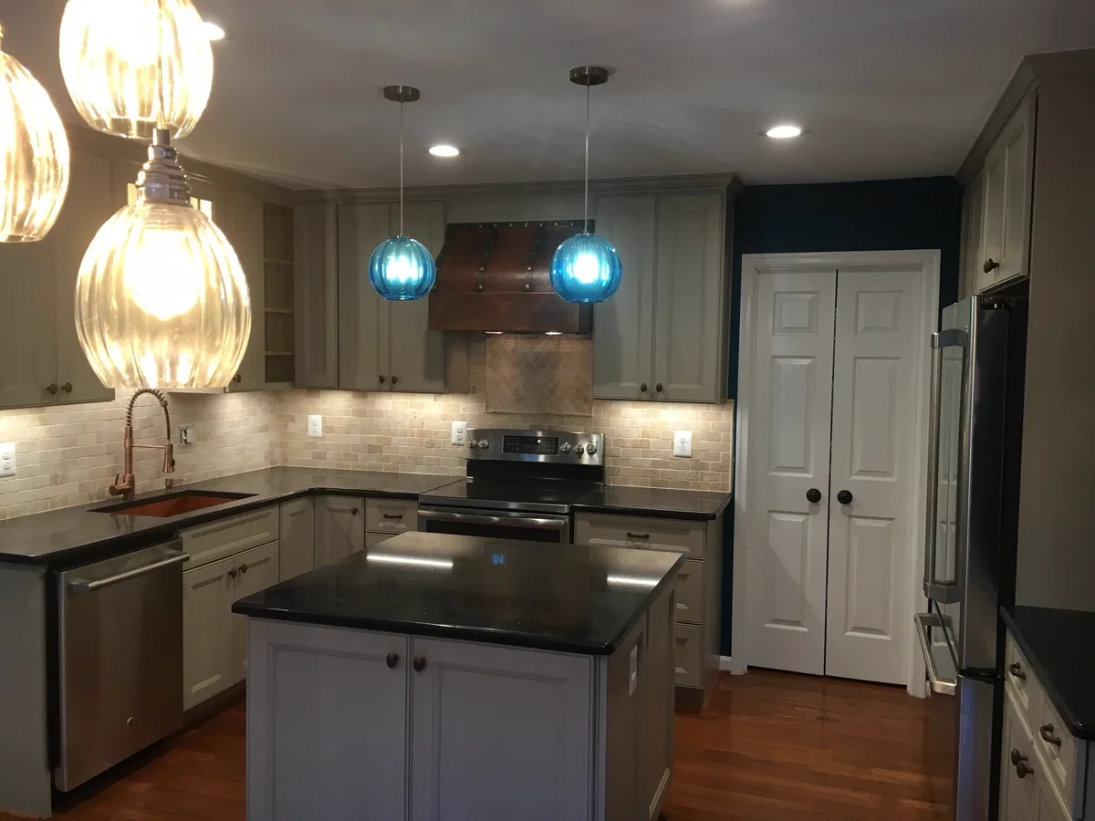Interior renovation work by OSSA Contracting Group in Northern Virginia